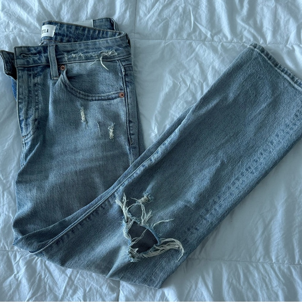 PISTOLA Lennon high rise crop